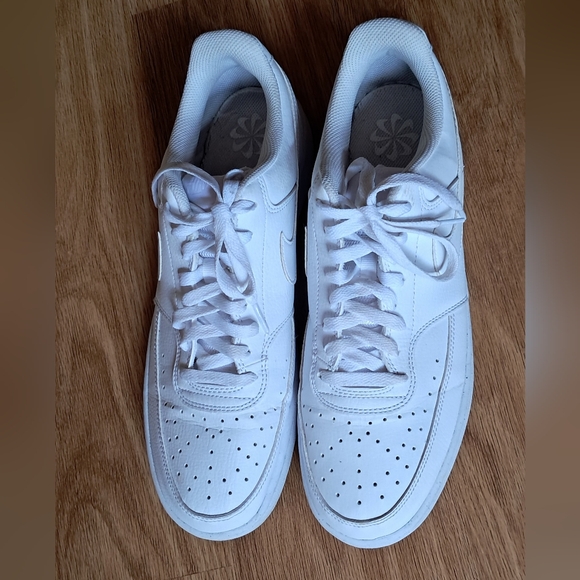 Nike Court Vision Low White Sneakers - Picture 3 of 5